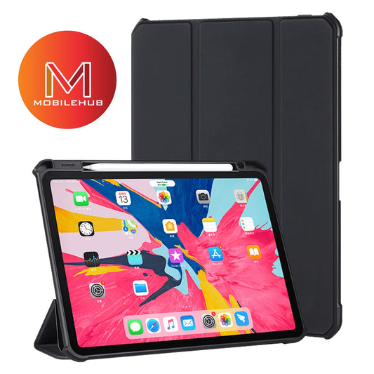 iPad Pro 12.9 2020 / iPad Pro 12.9" 2021 XUNDD Beetle Case With Softec Cover and Pencil Holder (Black) SALE