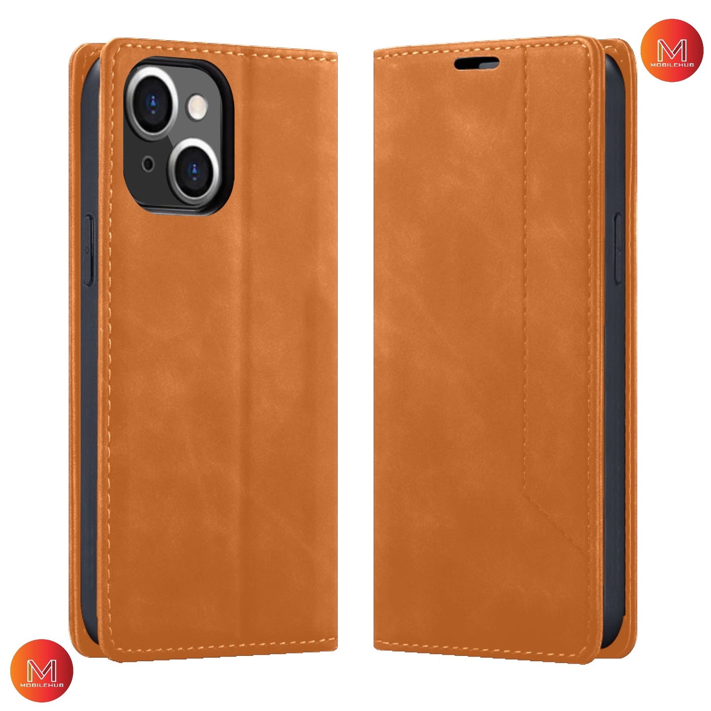 iPhone 15 / 15 Plus / 15 Pro / 15 Pro Max High Quality Premium Leather Flip Case