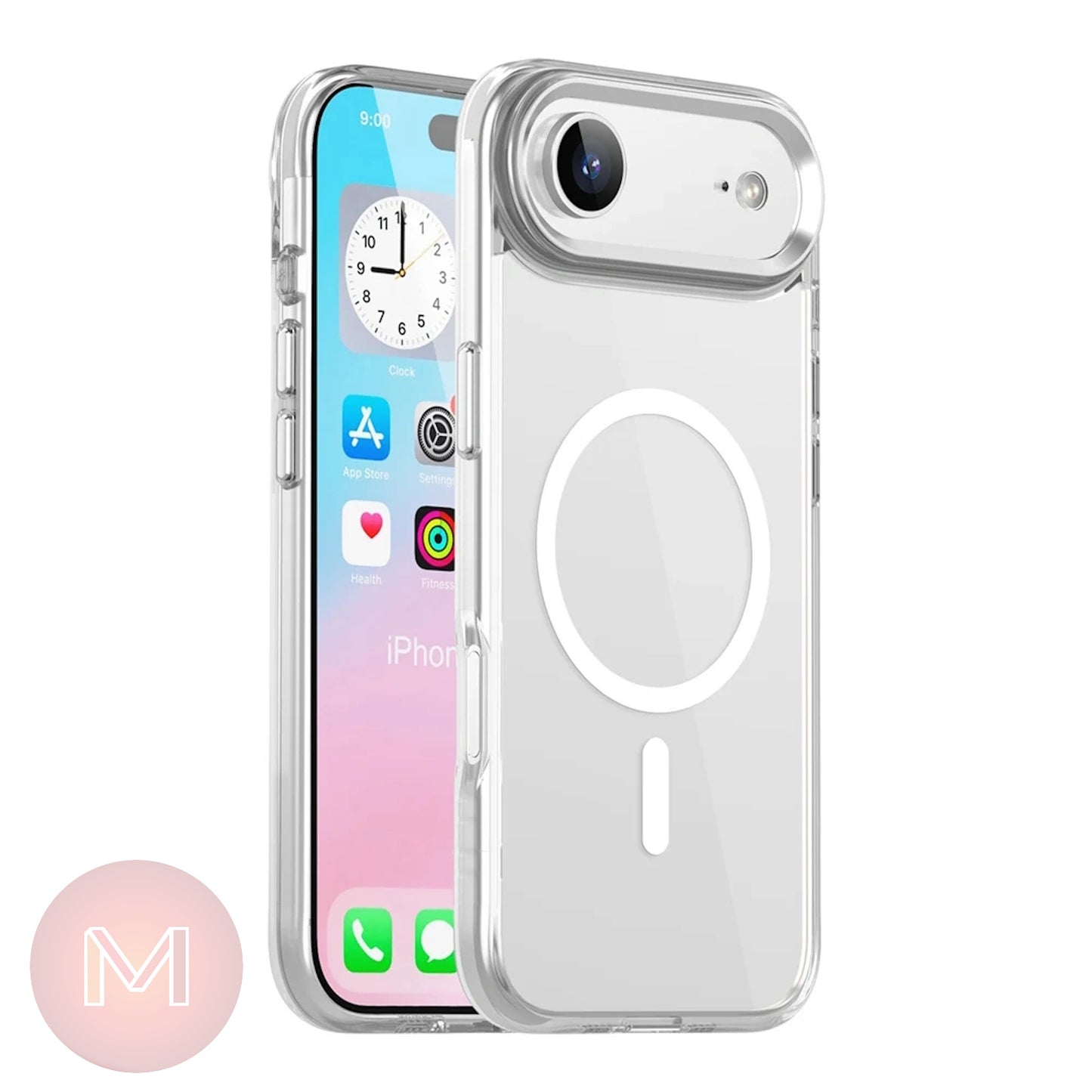 iPhone 17, 17 Pro, 17 Pro Max, 17 Air Clear Magsafe Shockproof Case