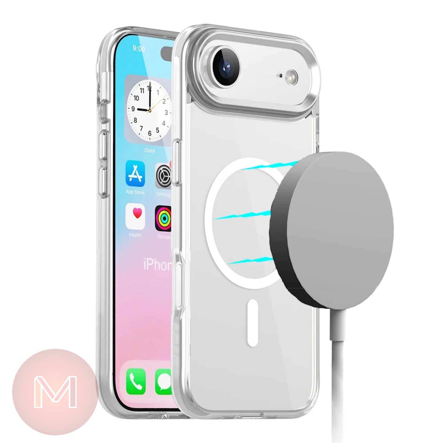 iPhone 17, 17 Pro, 17 Pro Max, 17 Air Clear Magsafe Shockproof Case