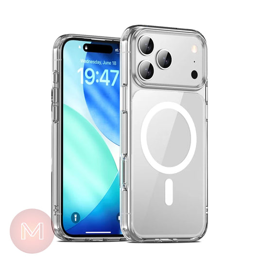 iPhone 17, 17 Pro, 17 Pro Max, 17 Air Clear Magsafe Shockproof Case