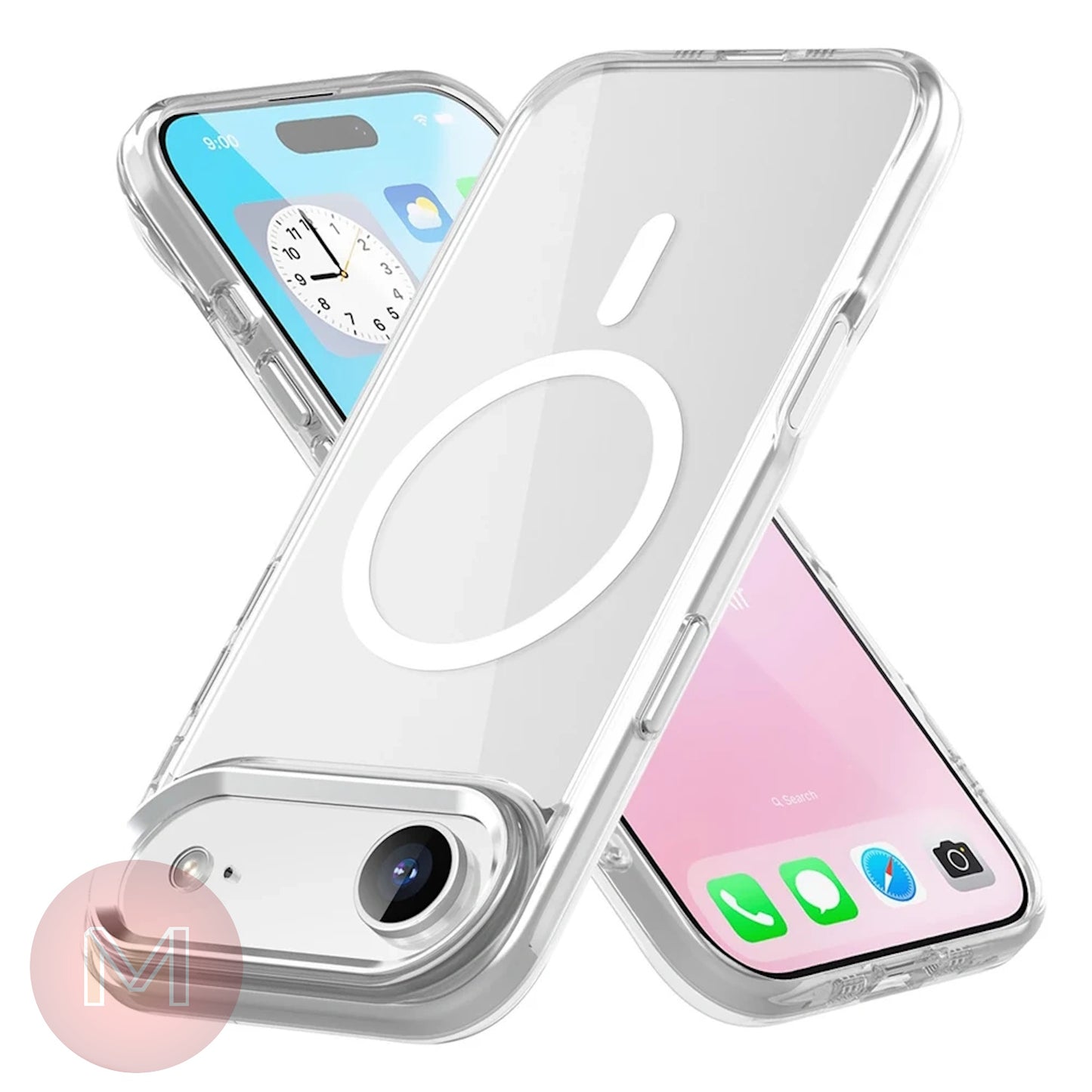 iPhone 17, 17 Pro, 17 Pro Max, 17 Air Clear Magsafe Shockproof Case