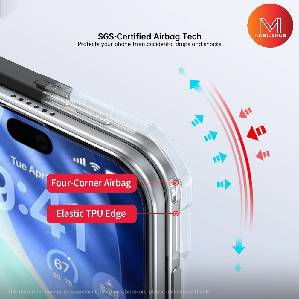 iPhone Duo XUNDD Ultra Thin Transparent Magnetic Case with Camera Protection (Clear) iPhone 18 Duo