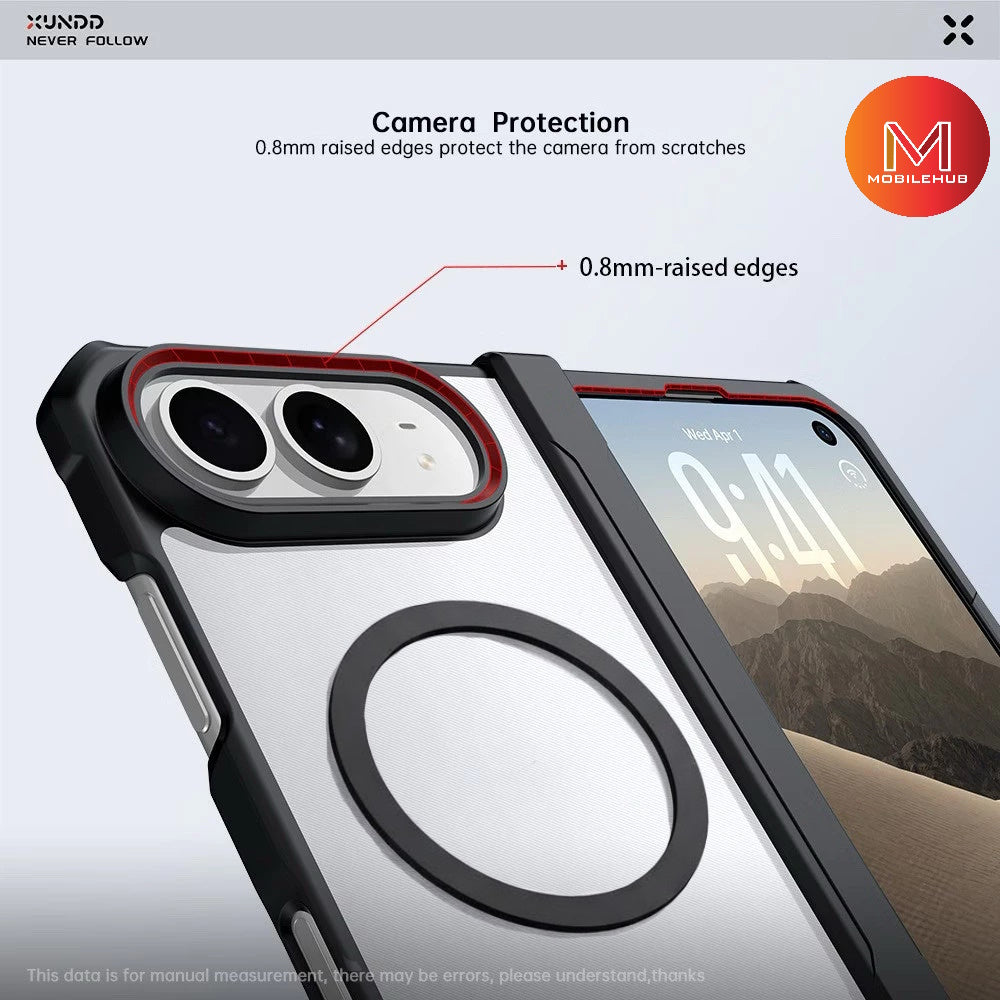 iPhone Duo XUNDD Beetle Armor Shockproof Magnetic Case (Black) iPhone 18 Duo