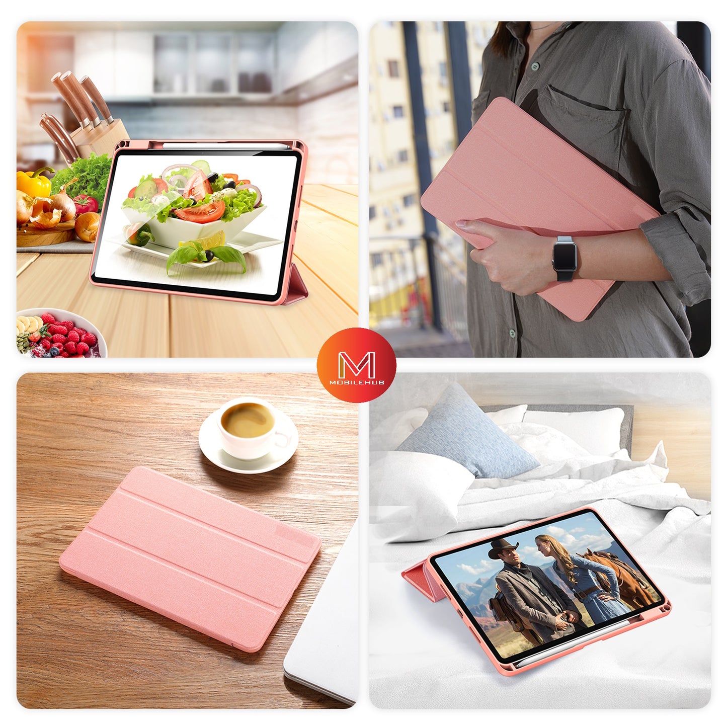 Xiaomi Mipad 8 / Pad 8 Pro Leather Smart Cover with Pen Holder Case