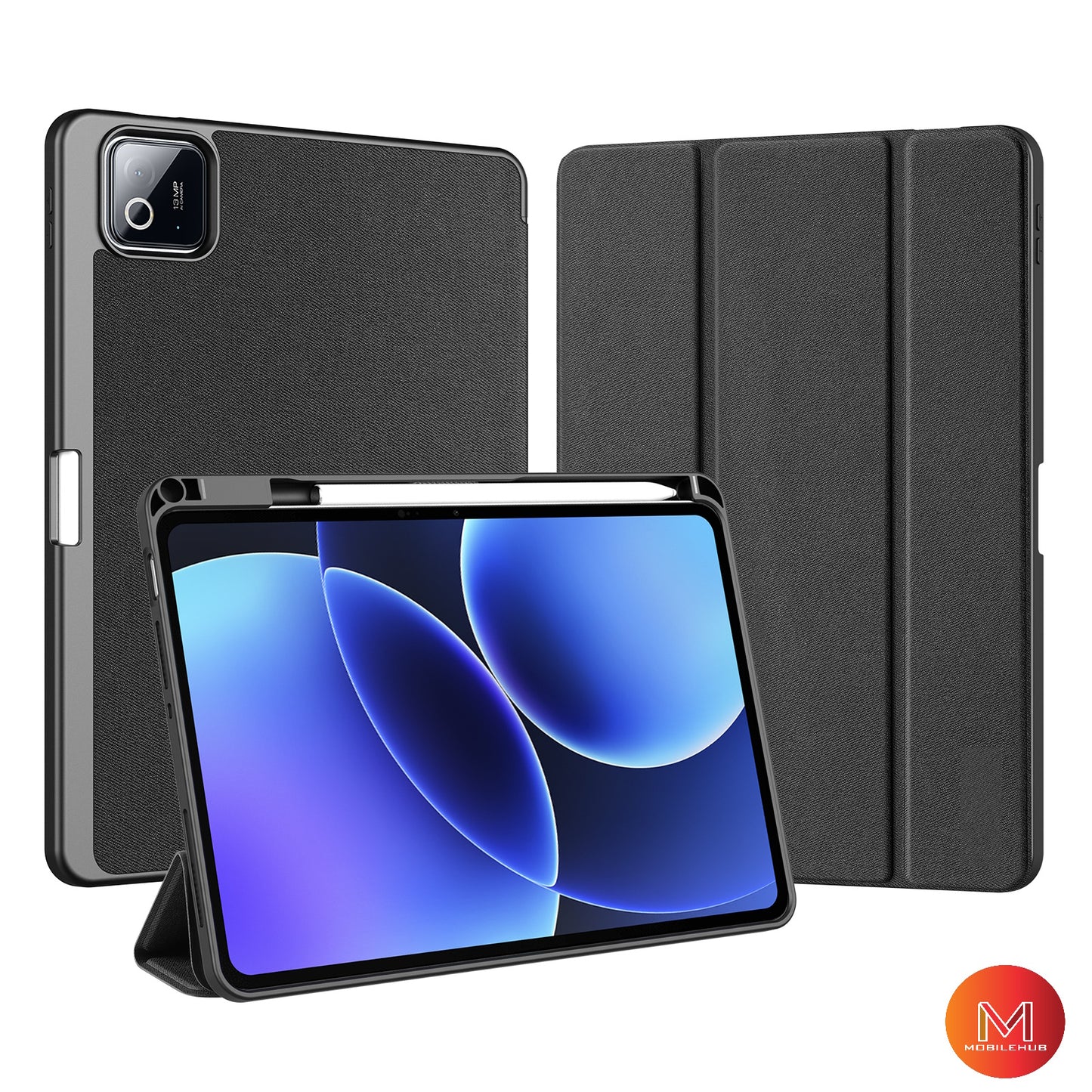 Xiaomi Mipad 8 / Pad 8 Pro Leather Smart Cover with Pen Holder Case