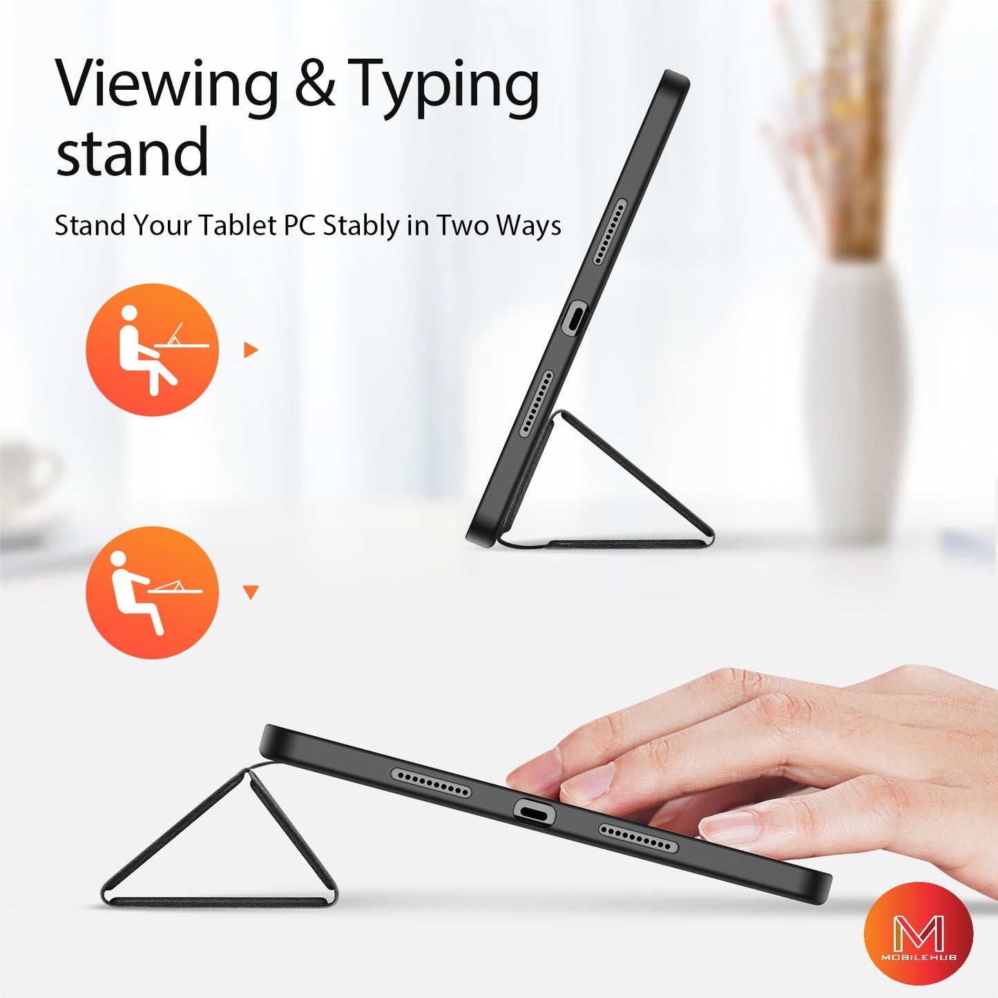 Xiaomi Mipad 8 / Pad 8 Pro Leather Smart Cover with Pen Holder Case