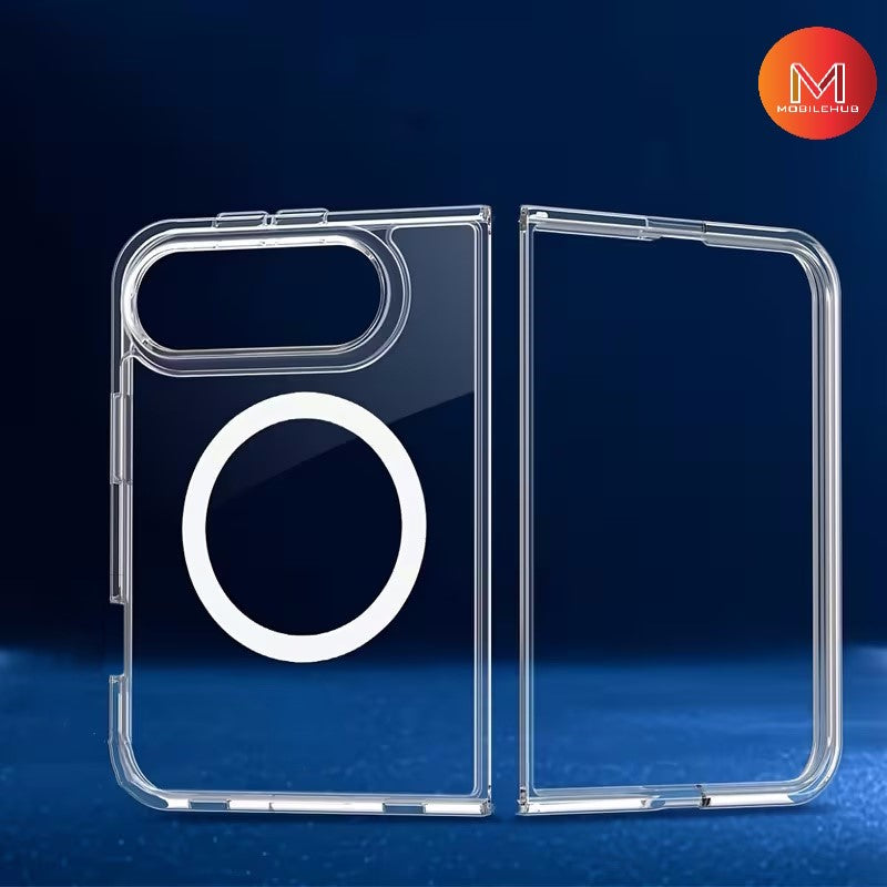 iPhone 18 Duo Silicone Magnetic Shockproof Case (Clear) iPhone Duo