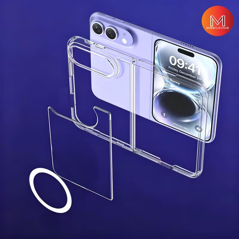 iPhone 18 Duo Silicone Magnetic Shockproof Case (Clear) iPhone Duo