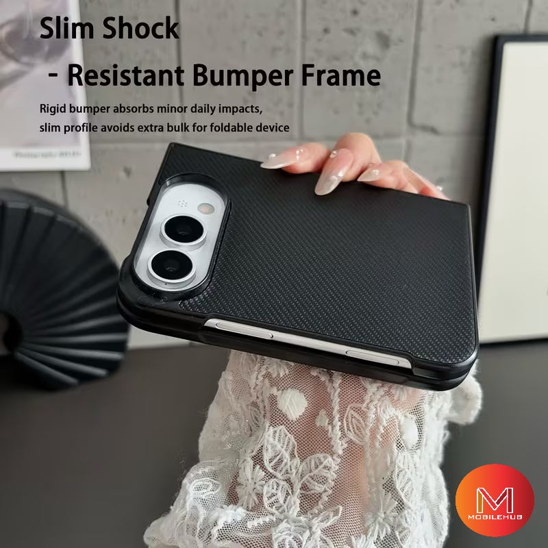 iPhone 18 Duo Carbon Fiber Shockproof Case (Black) iPhone 18Duo