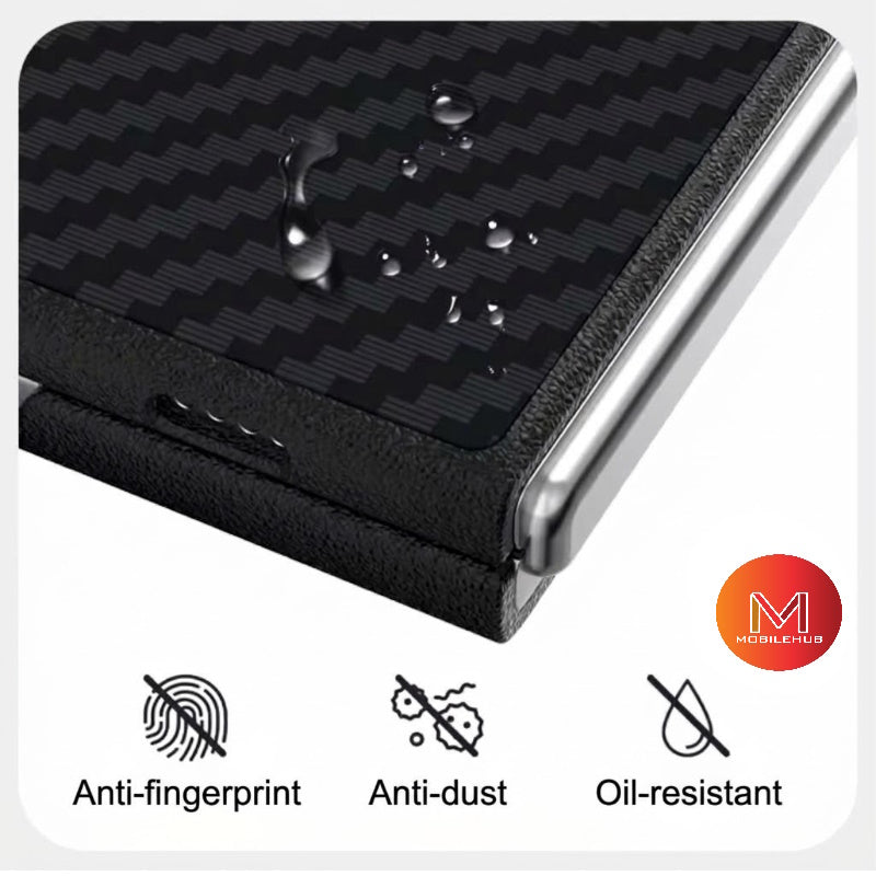 iPhone 18 Duo Carbon Fiber Shockproof Case (Black) iPhone 18Duo