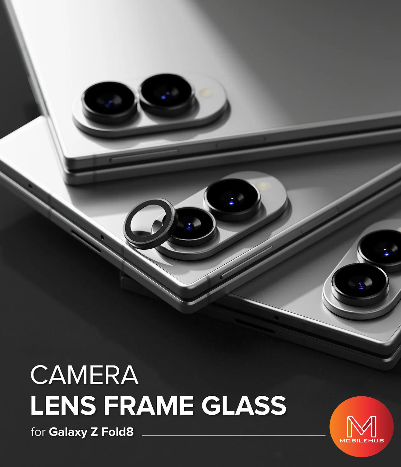 Samsung Z Fold 8 / Z Fold 8 Ultra / Z Flip 8 Alloy Camera Lens (Black)