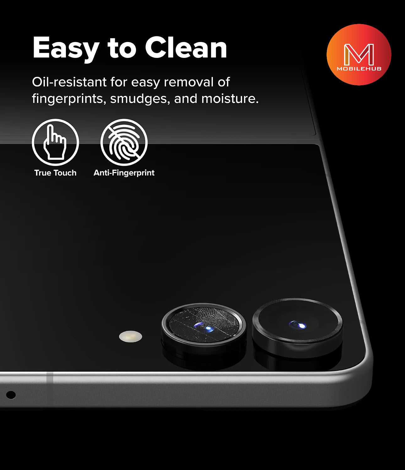 Samsung Z Fold 8 / Z Fold 8 Ultra / Z Flip 8 Alloy Camera Lens (Black)