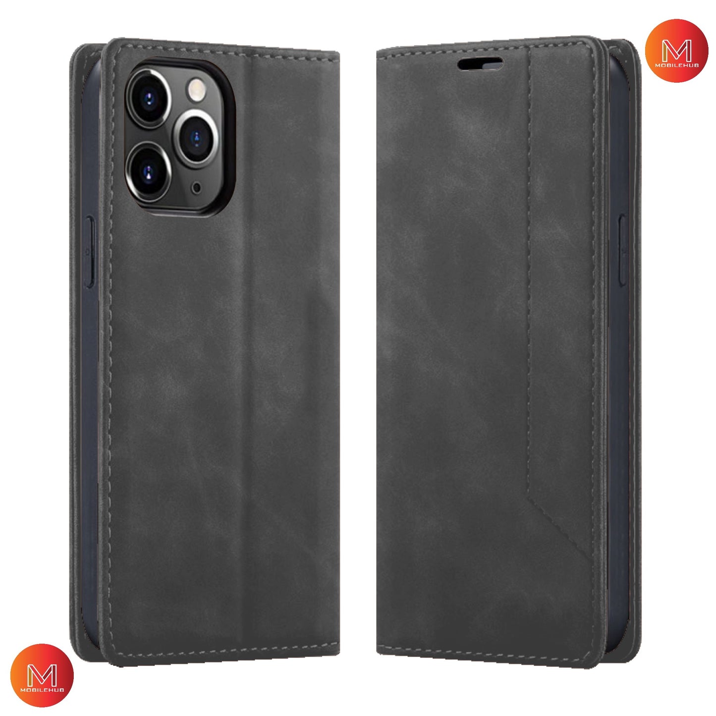 iPhone 15 / 15 Plus / 15 Pro / 15 Pro Max High Quality Premium Leather Flip Case