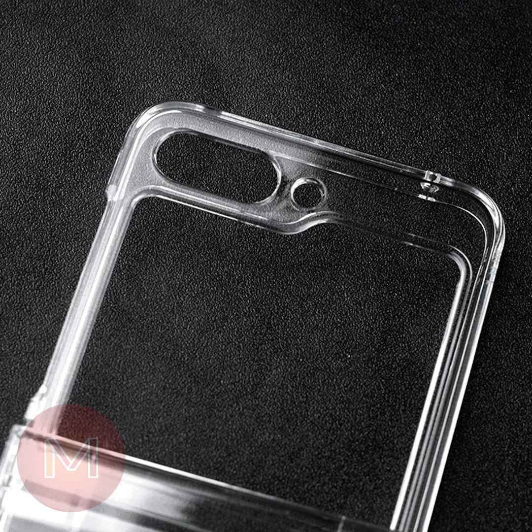 Samsung Z Flip 6 German Import With Hinge Protector Fingerprint Resistant (Clear)