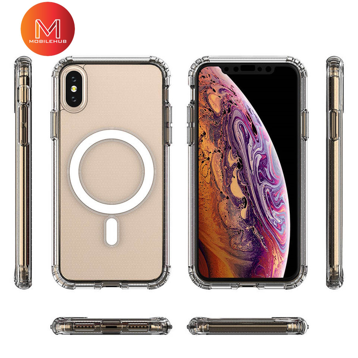 iPhone X /Xs / Xs Max / XR Clear Magsafe Shockproof Premium Case