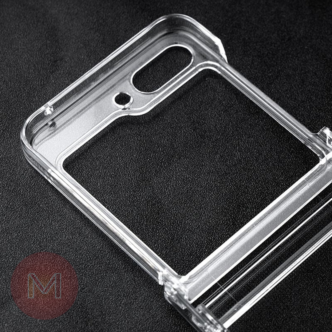 Samsung Z Flip 6 German Import With Hinge Protector Fingerprint Resistant (Clear)