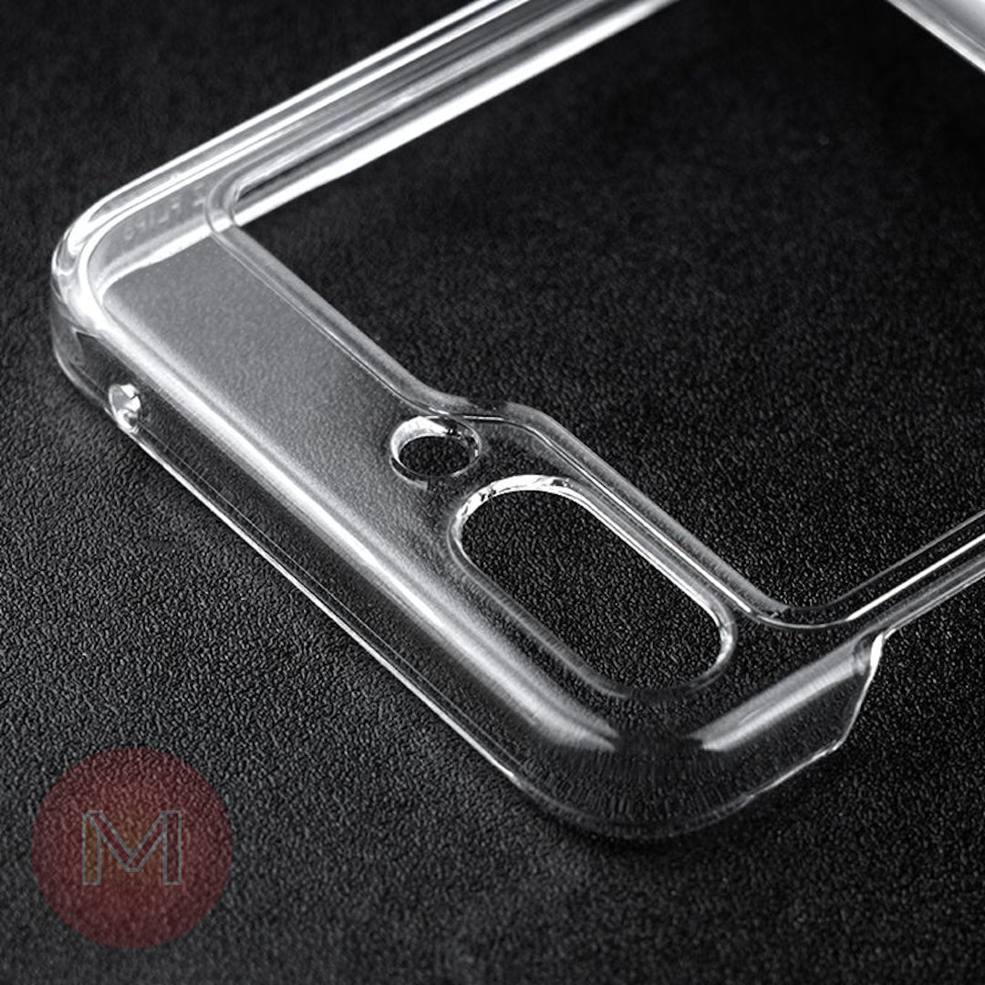 Samsung Z Flip 6 German Import With Hinge Protector Fingerprint Resistant (Clear)