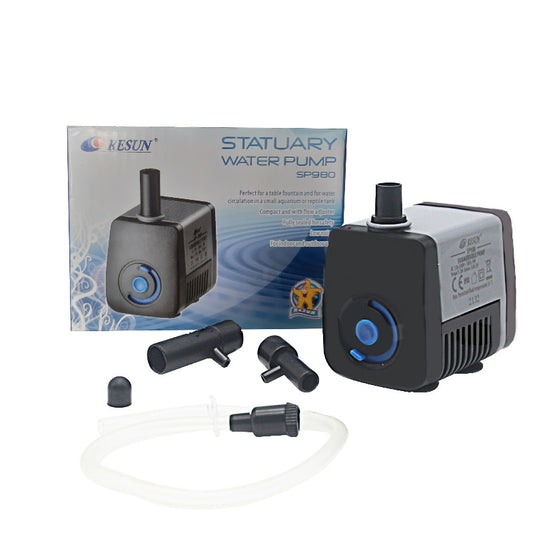 Resun Table Fountain Submersible Water Pump SP- 980 9 Watts Also for Aquarium And Small Ponds, etc