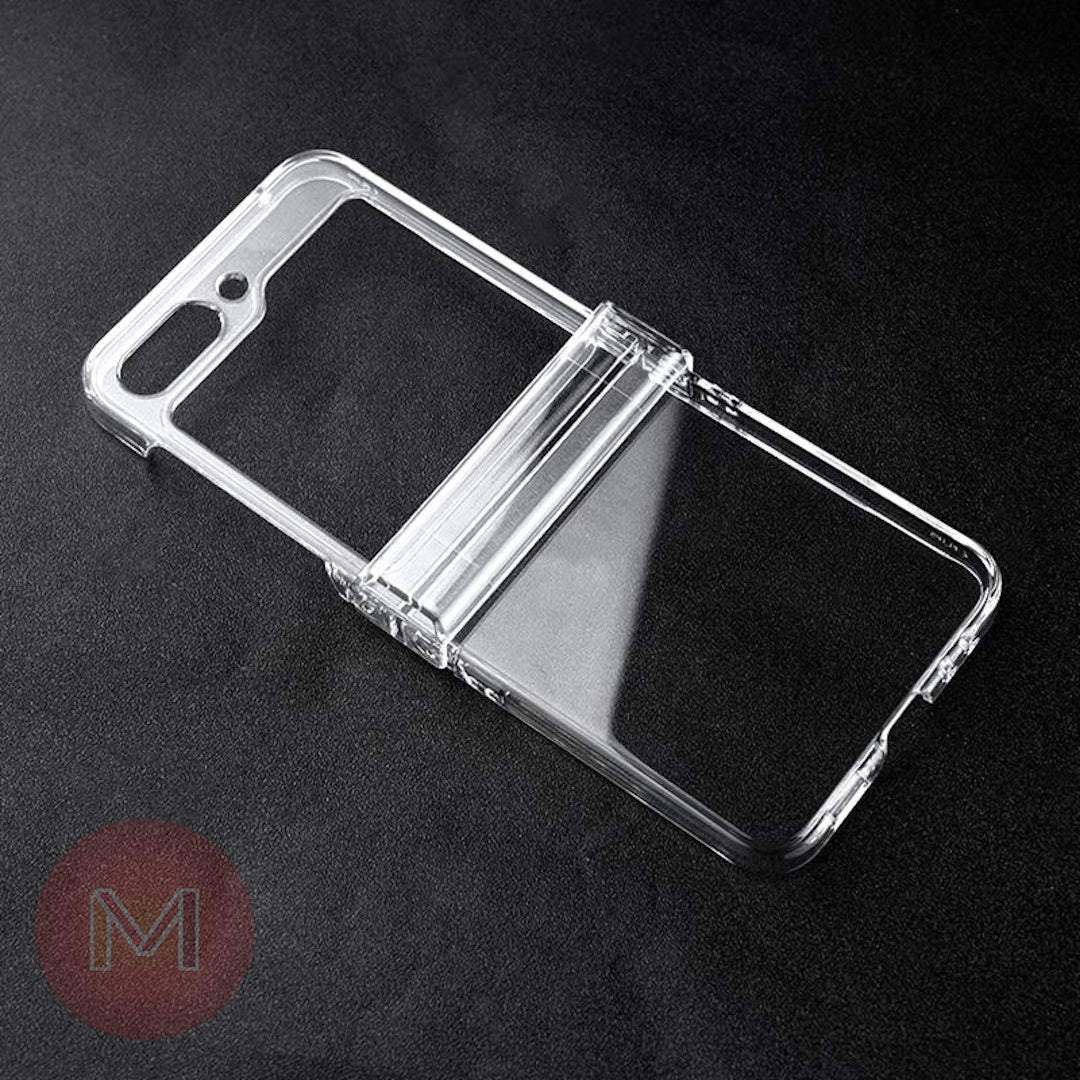 Samsung Z Flip 6 German Import With Hinge Protector Fingerprint Resistant (Clear)