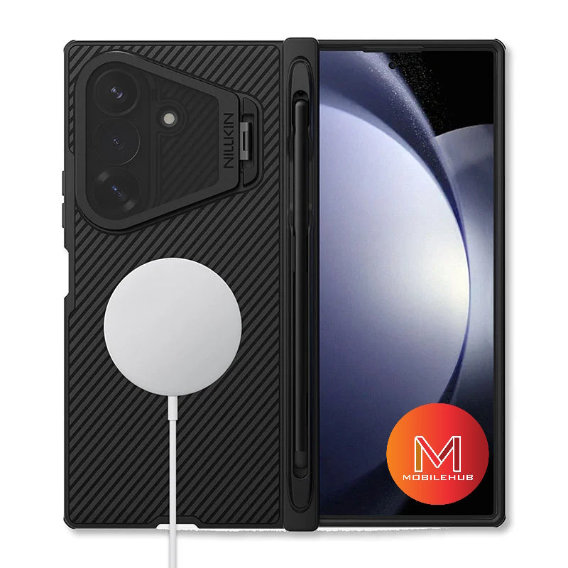 Samsung Z Fold 8 Ultra Nillkin Camshield Magnetic Prop Case With S-Pen (Black) Zfold 8 Ultra