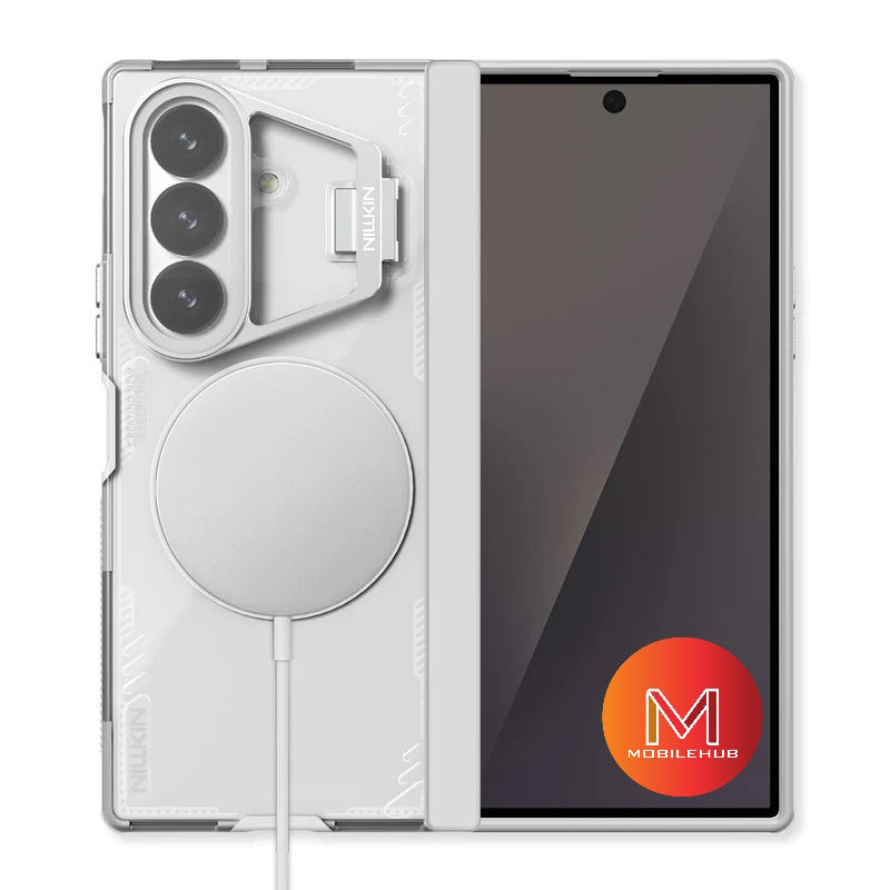 Samsung Z Fold 8 Ultra Nillkin Iceblade Prop Magnetic Camera protective case with kickstand (Gray)