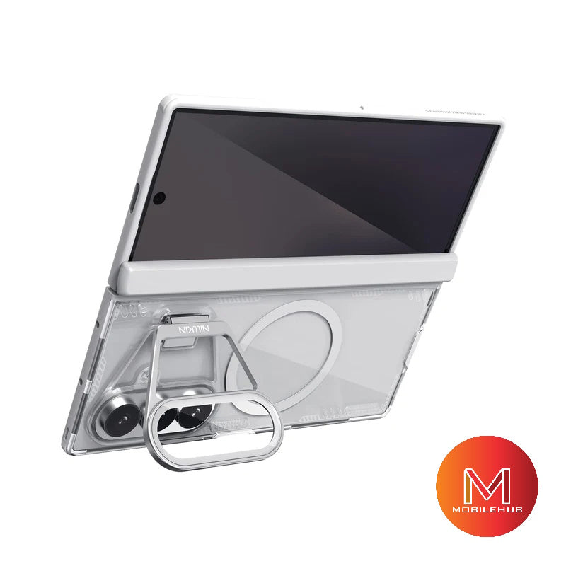 Samsung Z Fold 8 Ultra Nillkin Iceblade Prop Magnetic Camera protective case with kickstand (Gray)