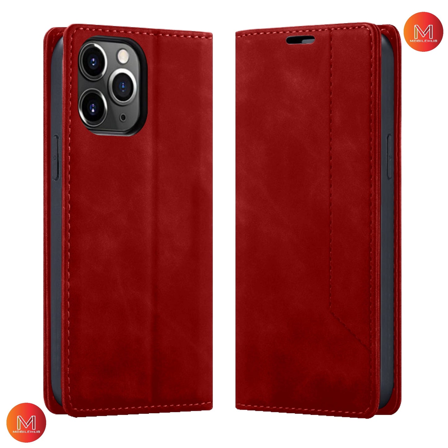 iPhone 15 / 15 Plus / 15 Pro / 15 Pro Max High Quality Premium Leather Flip Case