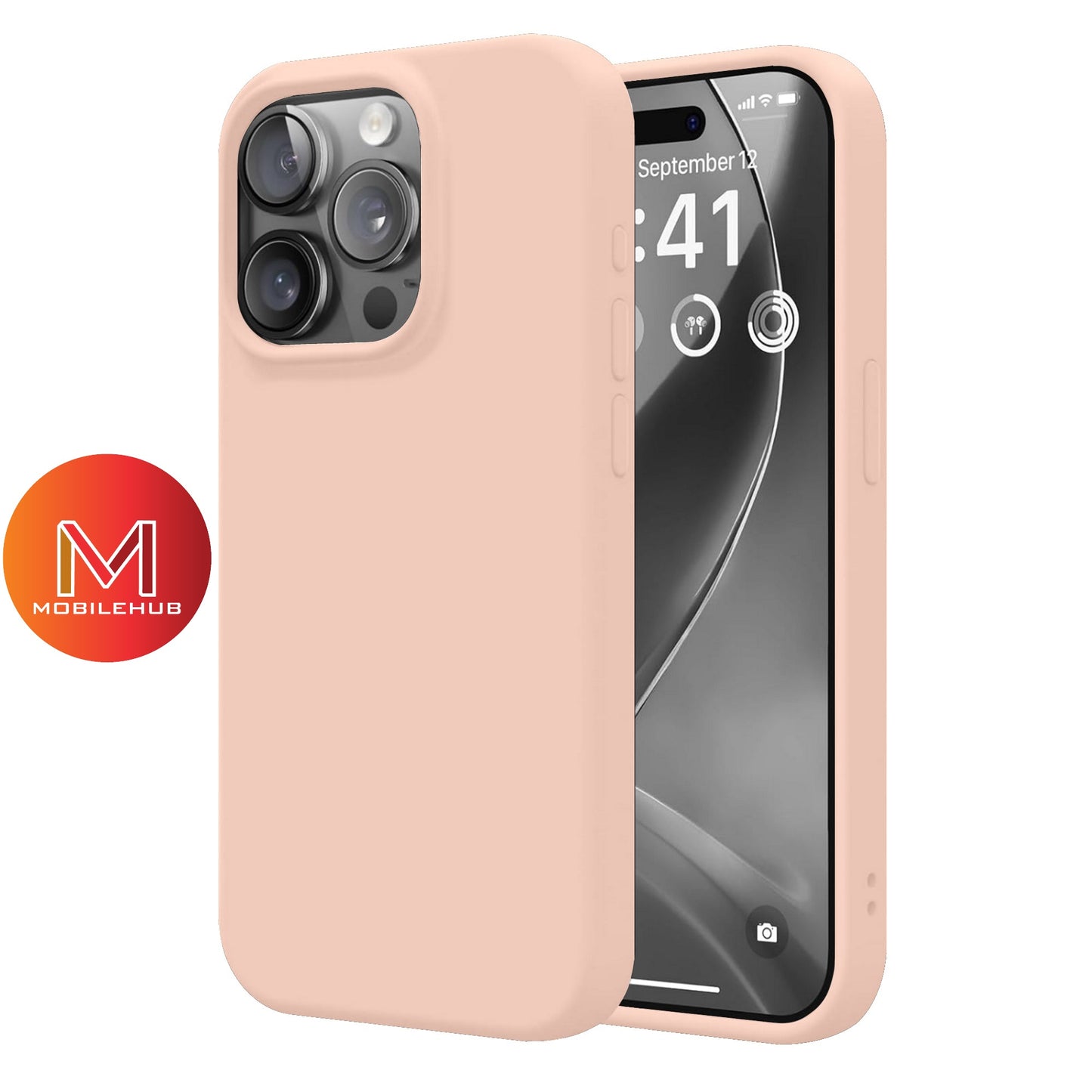 iPhone / 15 / 15 Pro / 15 Pro Max / 15 Plus Liquid Silicone Cover Soft Case Matte Finish