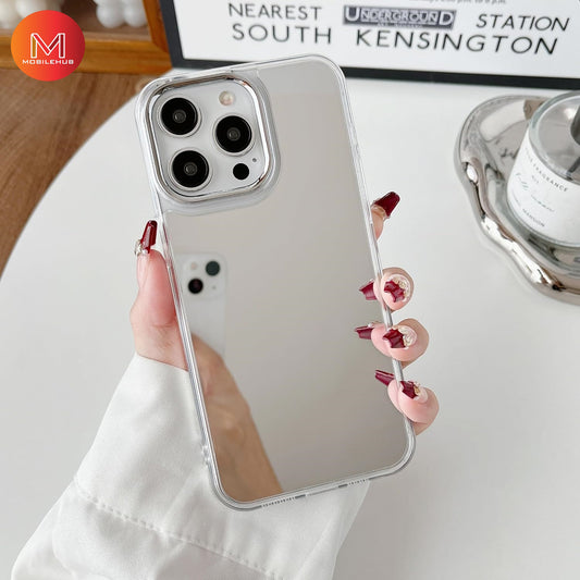 iPhone 16 / 16 Plus / 16 Pro / 16 Pro Max Premium Full Back Mirror shockproof case