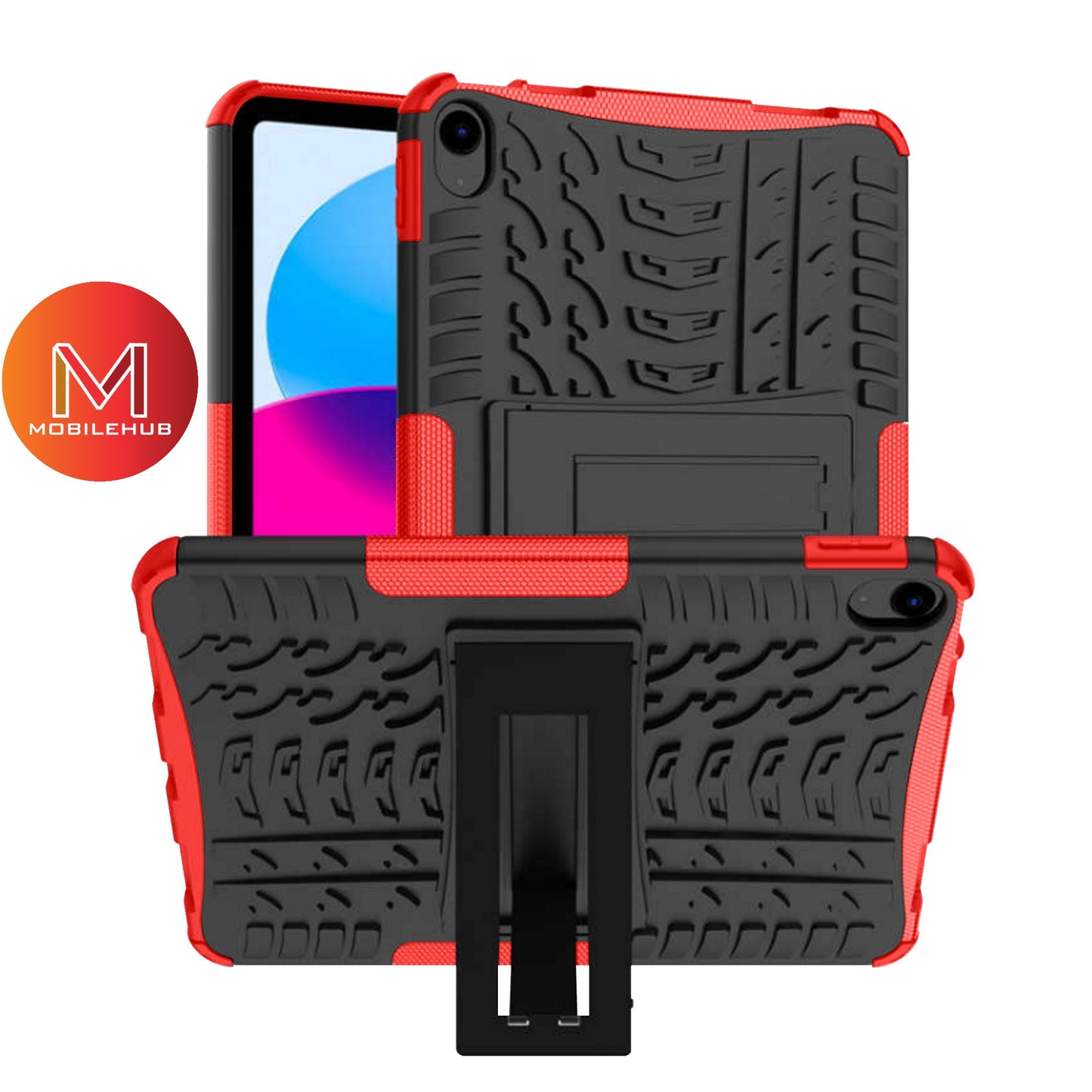 iPad 10th Gen. 10.9 2022 Extreme Rubber Armor Case with Kickstand iPad 10th Generation