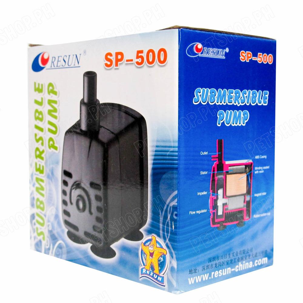 Resun Table Fountain Submersible Water Pump SP- 500 5 Watts Also for Aquarium And Small Ponds, etc