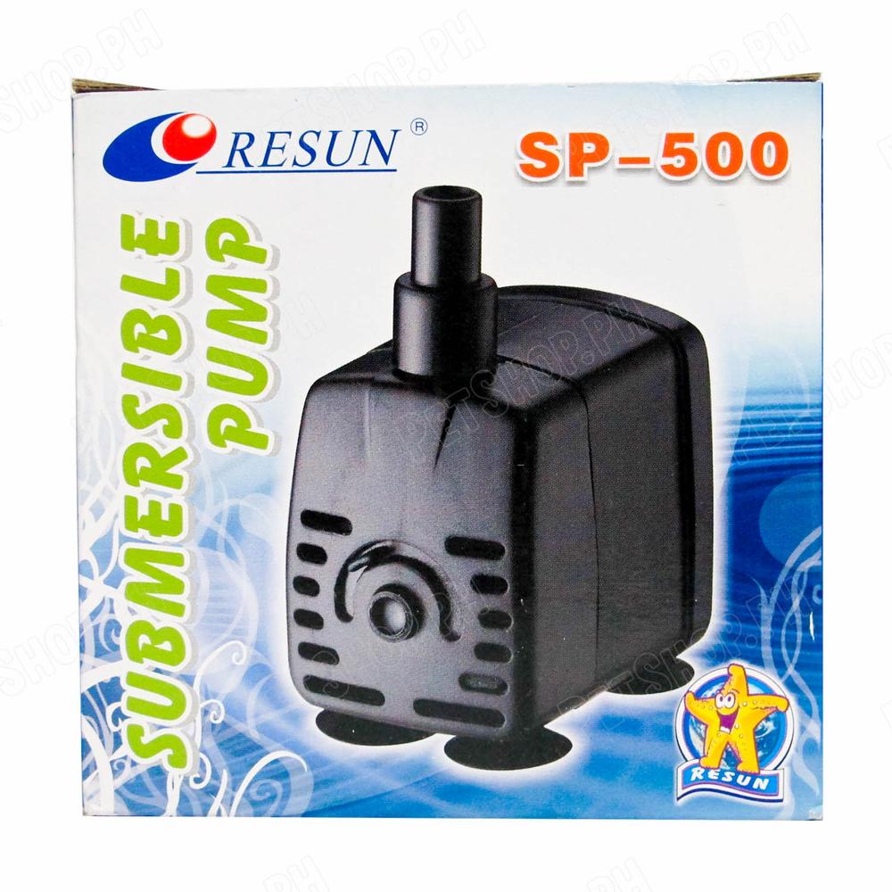 Resun Table Fountain Submersible Water Pump SP- 500 5 Watts Also for Aquarium And Small Ponds, etc