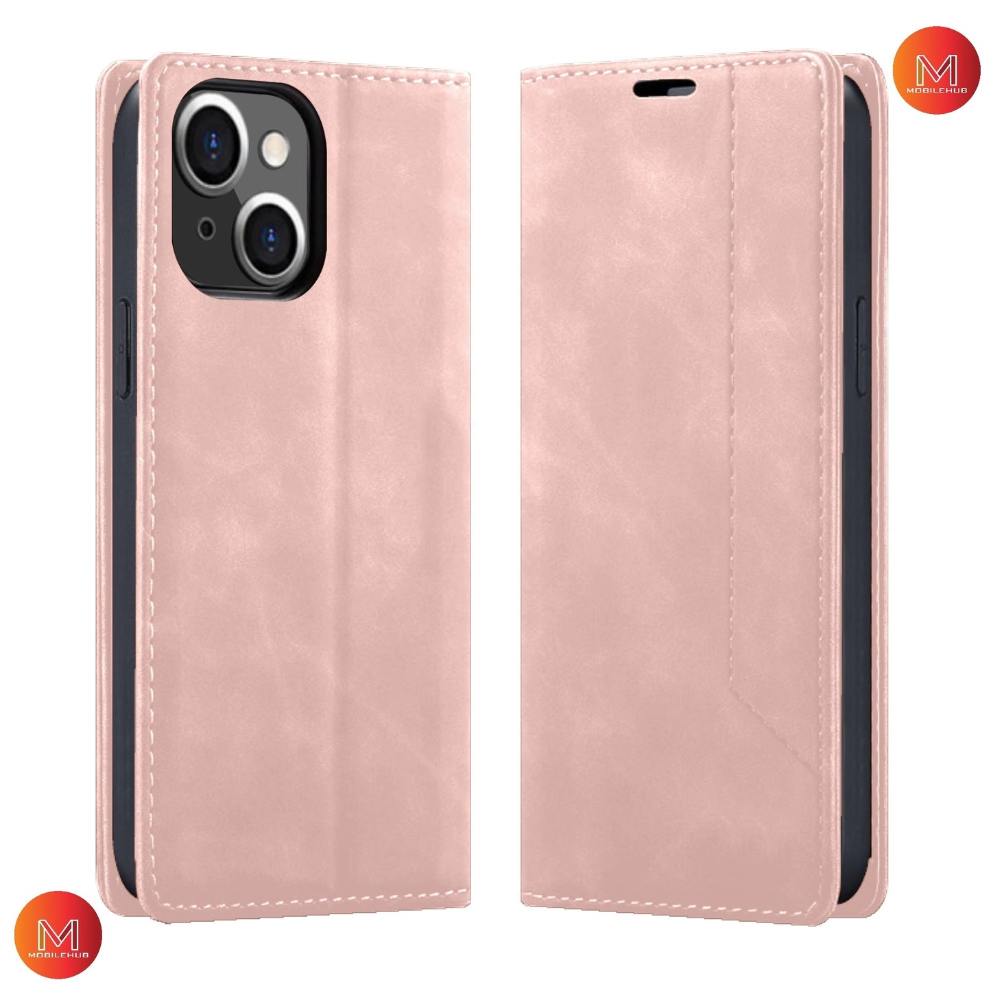 iPhone 15 / 15 Plus / 15 Pro / 15 Pro Max High Quality Premium Leather Flip Case