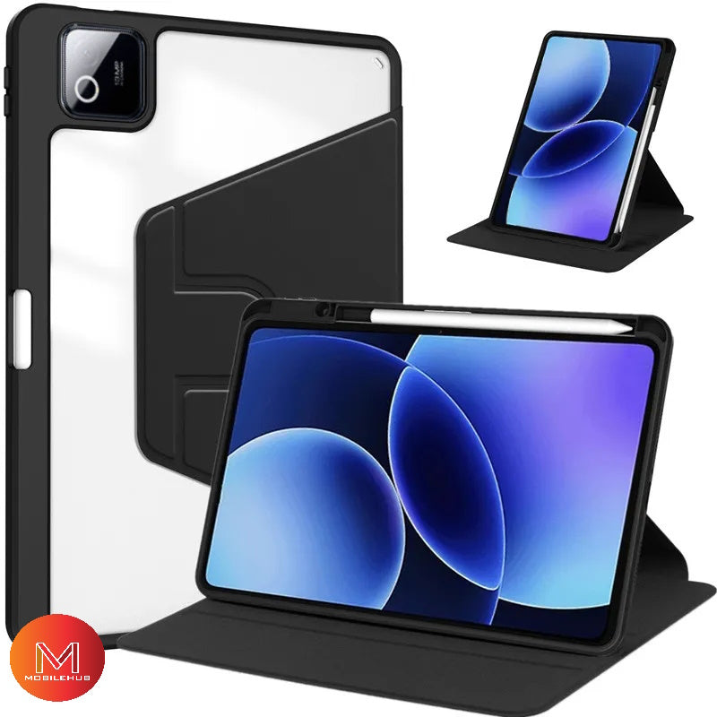 Xiaomi Pad 8 / 8 Pro EVO 360 Rotate Leather Cover Shockproof Case (Black)