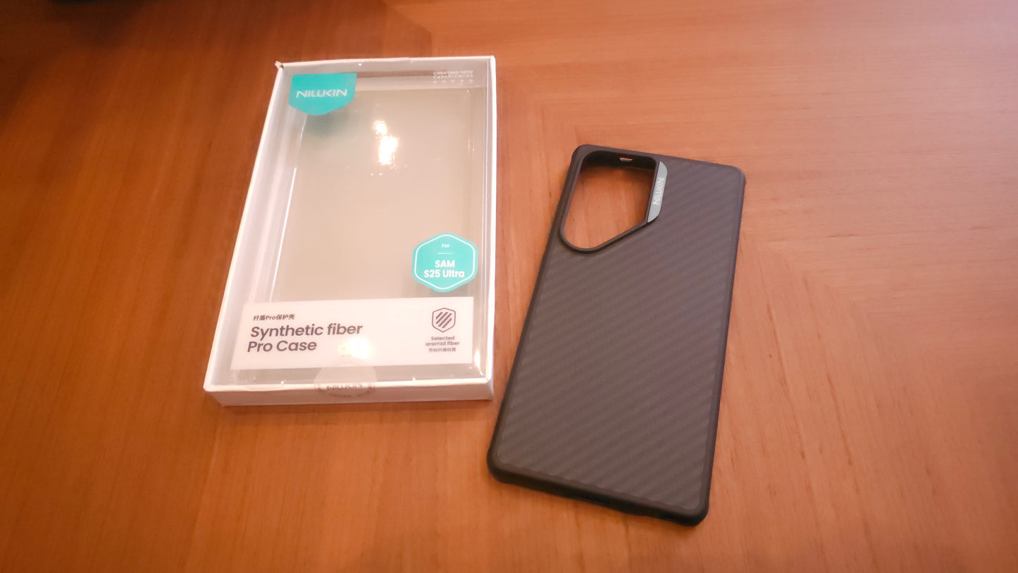 Samsung S25 Ultra Nillkin Synthetic Fiber Pro Magnetic Shockproof Case