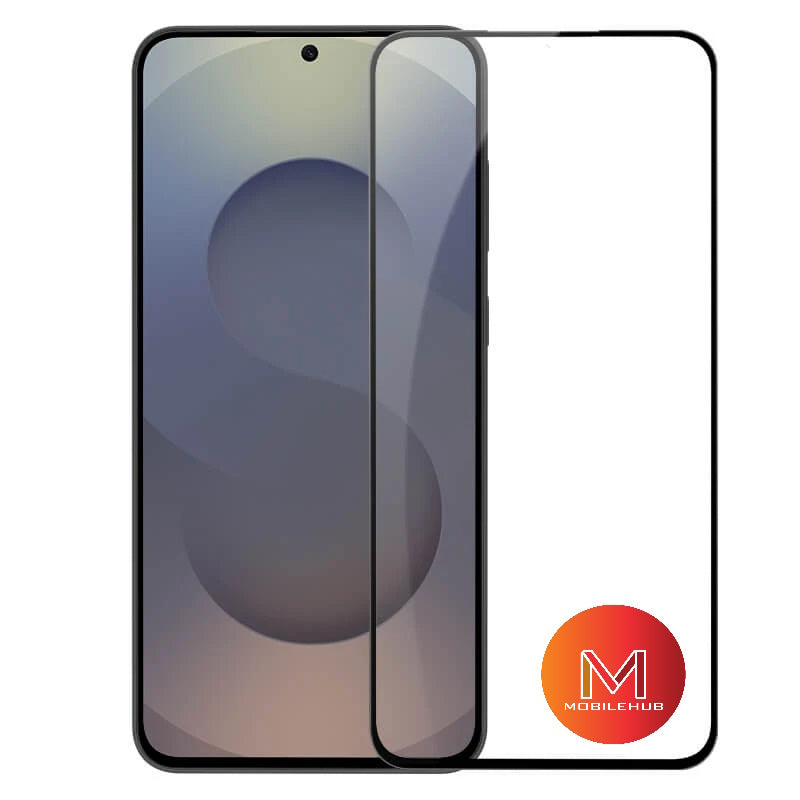 Samsung S26 FE 21D Tempered Glass Full Screen Proctector (Black)
