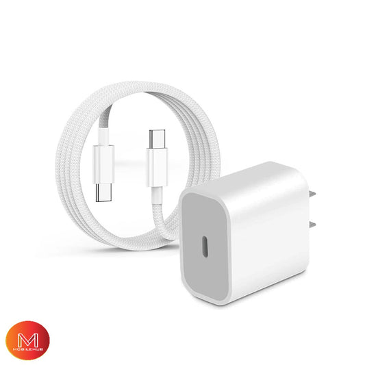 iPhone 13 / 14 / 15 / 16 Pro Max 35w Fast Charger with USB-C to C Cable