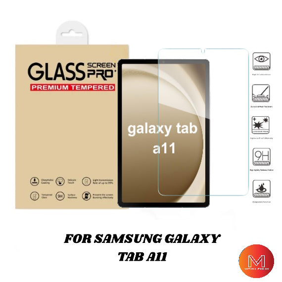 Samsung Tab A11 / A11 Plus Premium Tempered Glass Screen Protector (Clear)