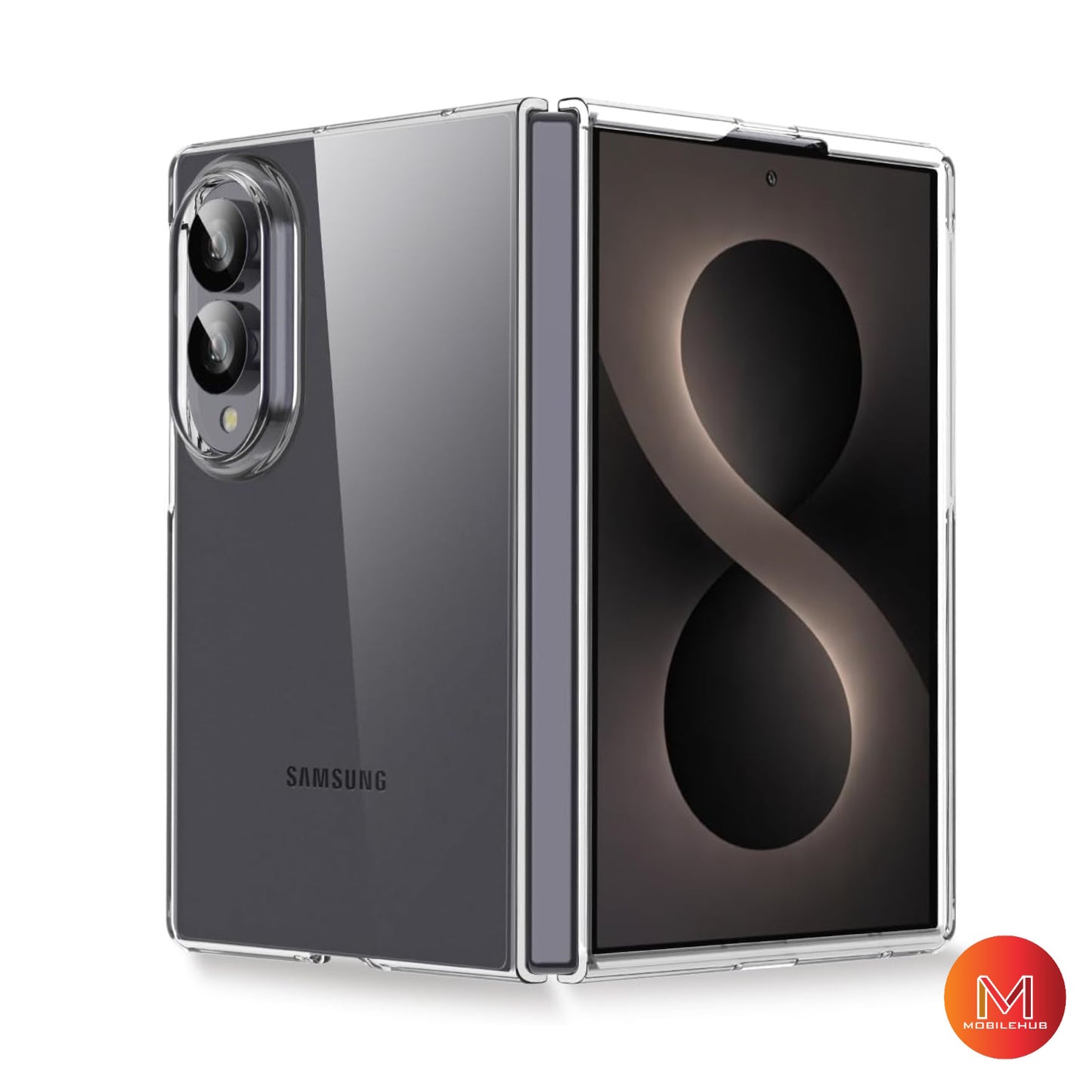 Samsung Z Fold 8 / Fold 8 Ultra German import Shockproof Case (Clear)