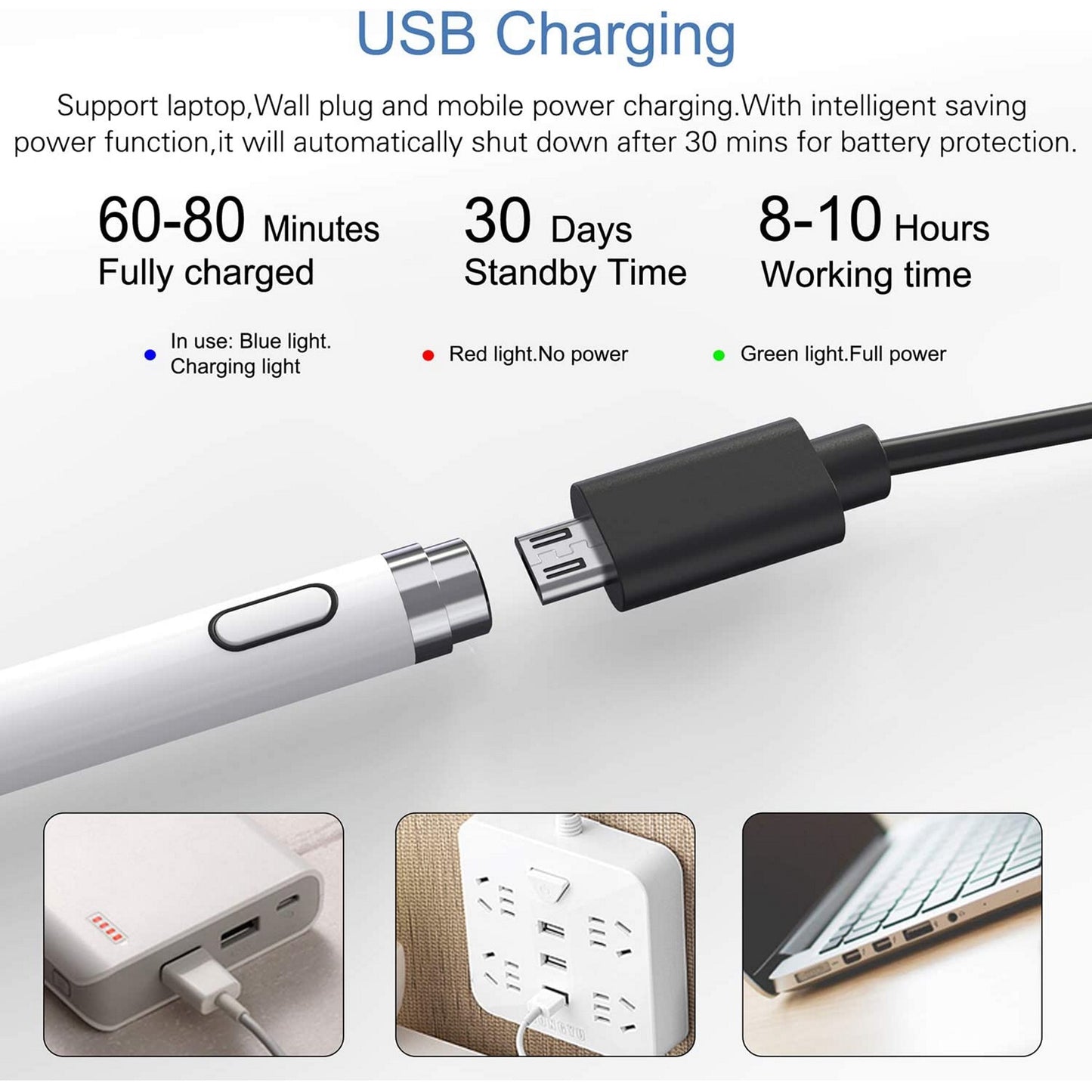 Universal Pen Stylus Pencil for iPad / Tablets / Mobile Phones / iPhone , Samsung , Huawei