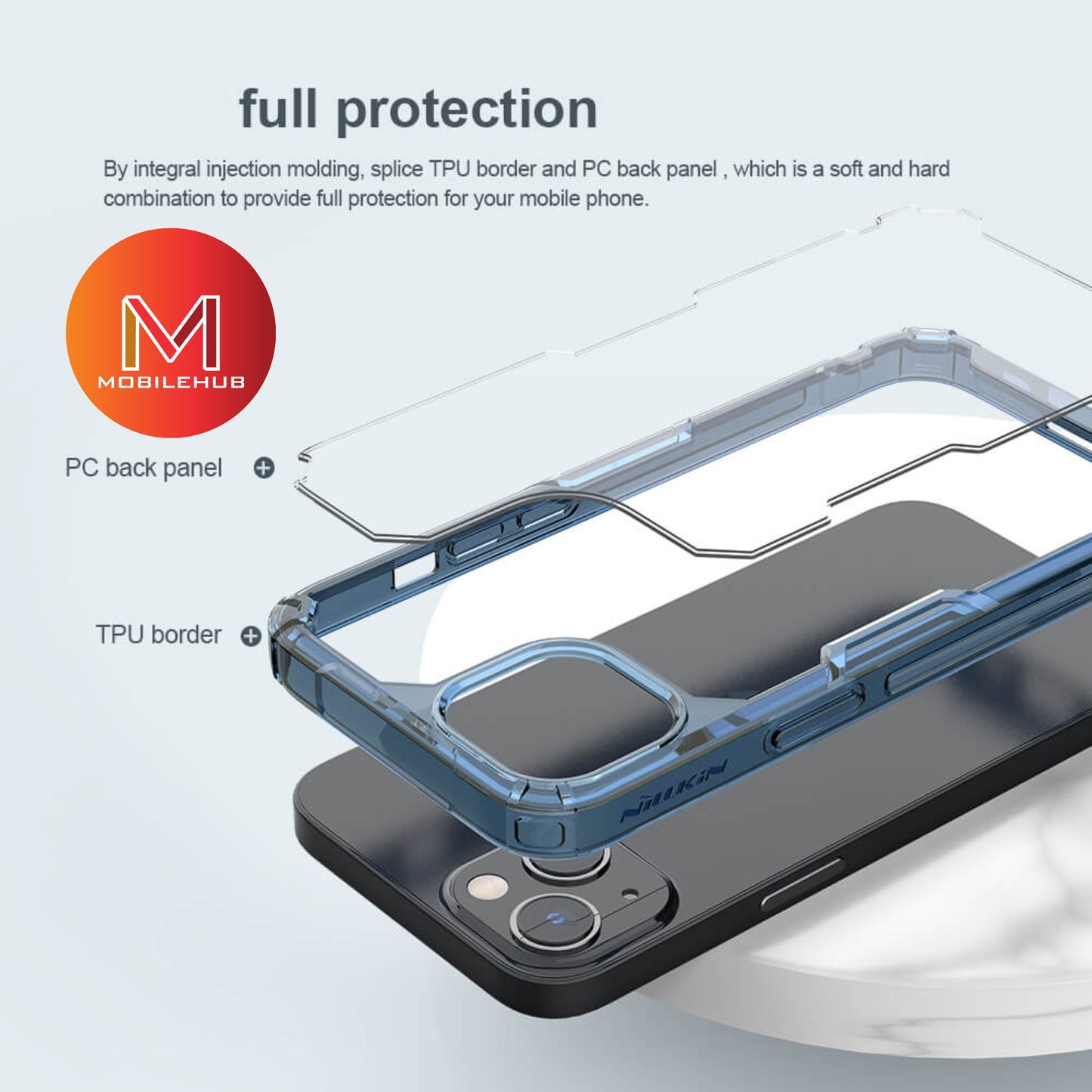 iPhone 13 / 13 Pro / 13 Pro Max NILLKIN Nature Clear Shockproof Case