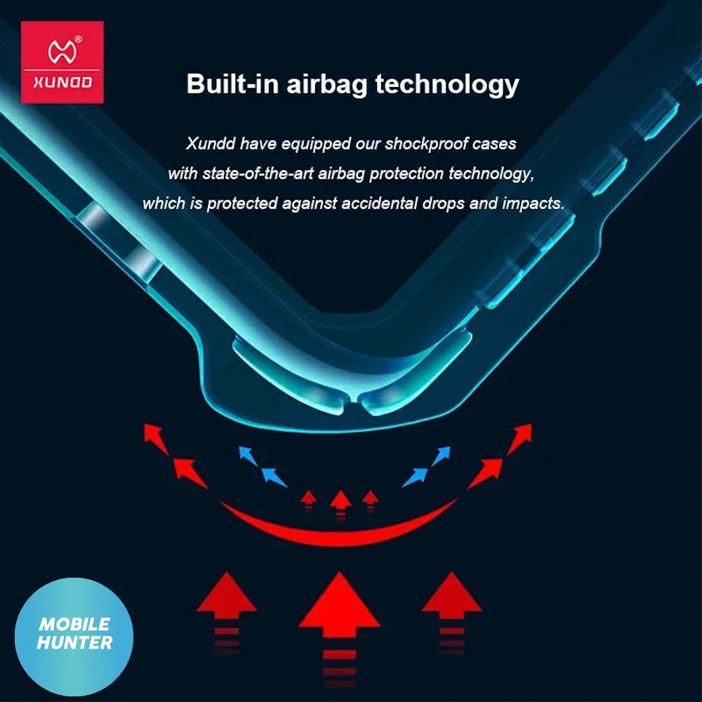 Tecno Pova Neo 3 XUNDD Urban Armor Gear Shockproof Case (Black)