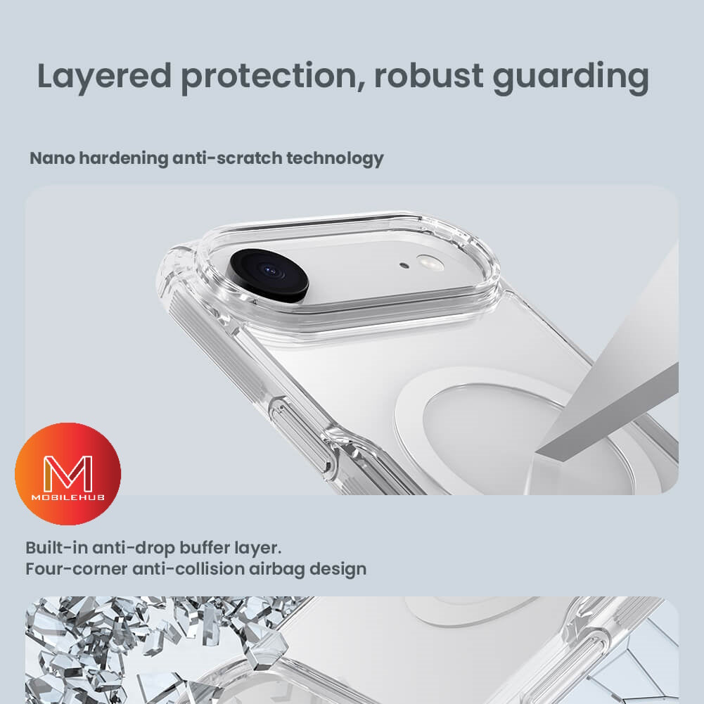 iPhone 17 / 17 Pro / 17 Pro Max / 17 Air Nillkin Nature TPU Pro Magnetic Case (Smoke Grey & Clear)