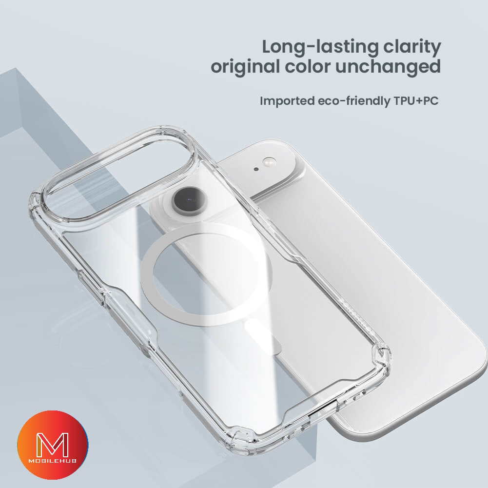 iPhone 17 / 17 Pro / 17 Pro Max / 17 Air Nillkin Nature TPU Pro Magnetic Case (Smoke Grey & Clear)