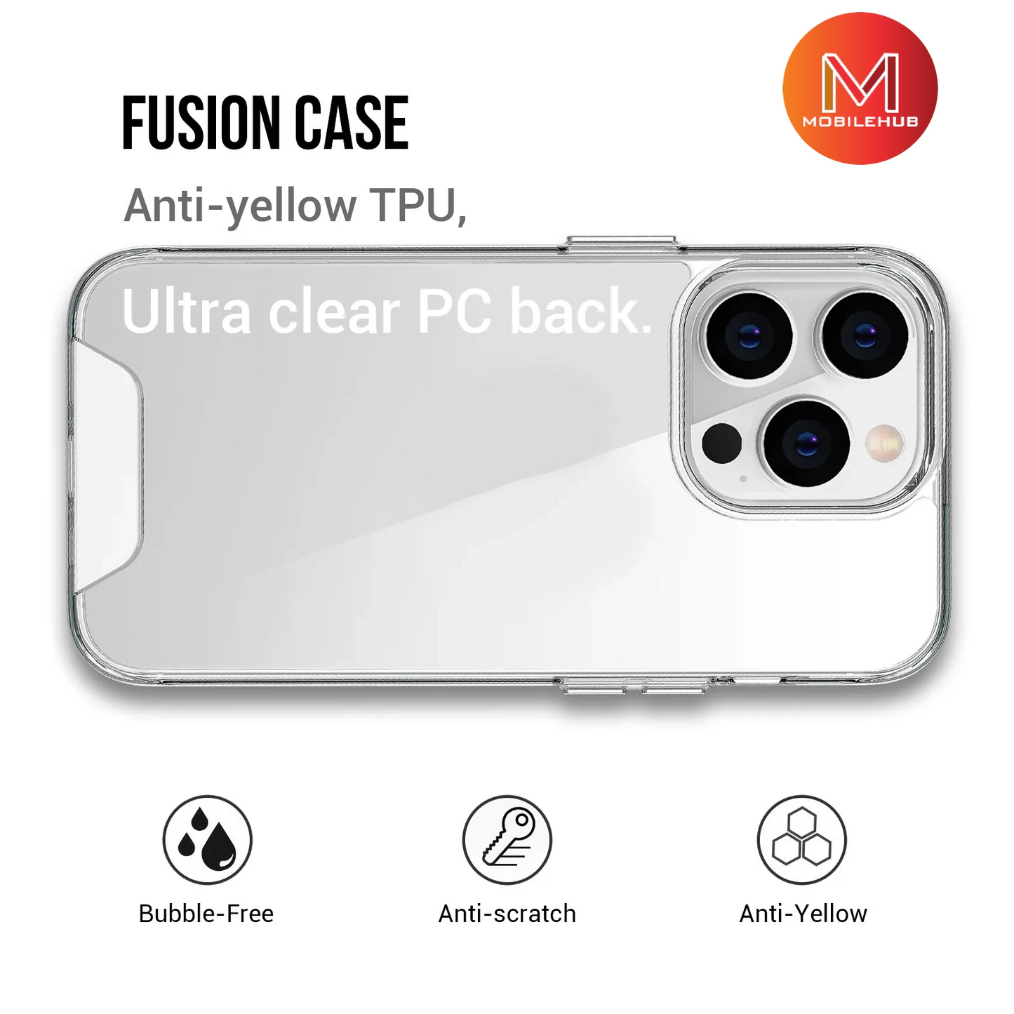 iPhone 12 / 13 / 14 / 15 Liquid Crystal Space Series Shockproof Case (Clear)