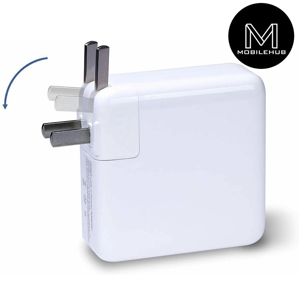 MacBook Air / MacBook Pro 30W USB-C Charger Power Adapter with Type-C Charging Cable (White)