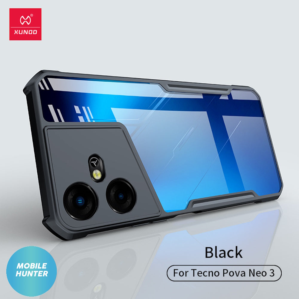 Tecno Pova Neo 3 XUNDD Urban Armor Gear Shockproof Case (Black)