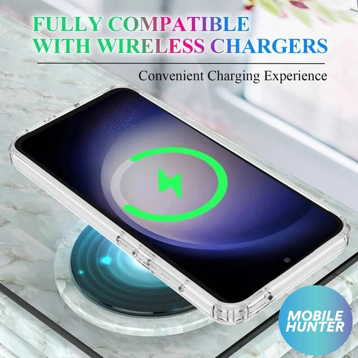 Samsung S24FE Magnetic Clear Shockproof Case (Clear) S24 FE