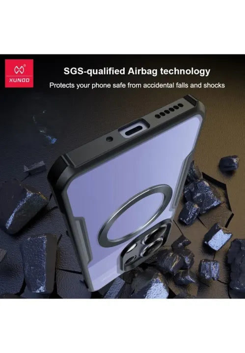 Xiaomi Mi 14T , Mi 14T Pro , Redmi Note 14 4G XUNDD Beetle Magnetic Shockproof Case (Black) (MagSafe)